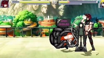 Mugen yaoi DDC vs Naruto, Blowjob, Fetish, Gay