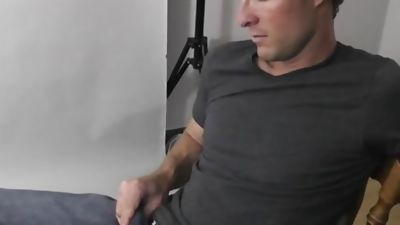 Blonde Uncut Daddy Stroking One Out, Amateur, Big Cock, Blonde, Treasure Island Media