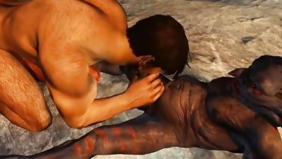 Skyrim: Marcus in Frossel, Big Cock, Interracial, Gay