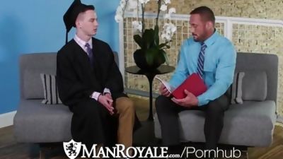 ManRoyale Tight ASSHOLE fucked For A Better Grade, Anal, Big Cock, Brunette, Man Royale, Kyler Ash, Myles Landon