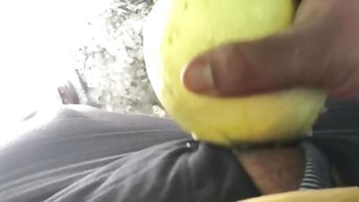 Banging the juicy fruit! Leaving a hot creampie inside, Creampie, Masturbating, Solo