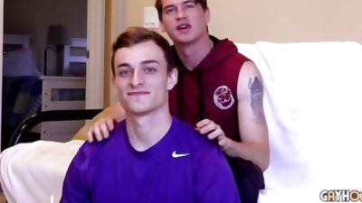 BARLEY CAN TAKE! Hot College Blonde Jocks FUCKS Screaming Teen., Amateur, Blonde, Cumshot, Gay Hoopla