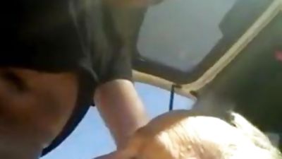 What daddy did on the road last summer, Big Cock, Blowjob, Outdoor