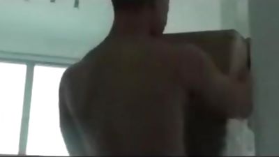 Mover boy trick it to gay sex by first time, Big Cock, Blowjob, Cumshot