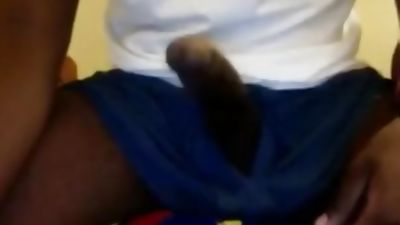 Big Black dick masturbating, Amateur, Big Cock, Black