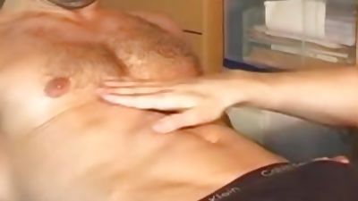 Nextdoor gym guy gets filmed horny for porn in spite of him, Big Cock, Massage, Masturbating, Keumgay
