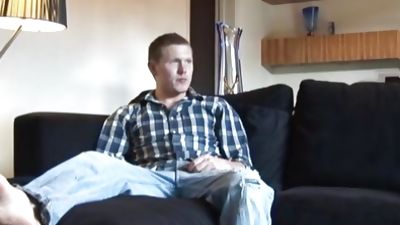Scally british stud strokes his fat cock, Amateur, Casting, Closeup, Bulldog Pit