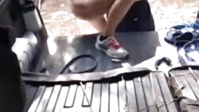 Cruising Hottie Fuck Hot Arab Raw in Van Hidden Cam, Amateur, Big Cock, Creampie