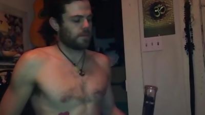 Bong rips and stroking dick, Big Cock, Fetish, Masturbating, Treasure Island Media