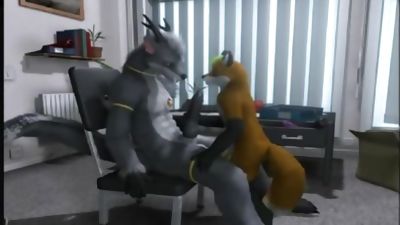 TANITH AND DEMONANCER furry porn yiff animation, Fetish, Masturbating, Gay