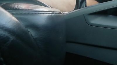 masturbation by stranger in parking lot, Big Cock, Handjob, Masturbating