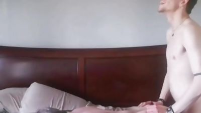 Older daddy & young escort flip fucking, Amateur, Anal, Blowjob