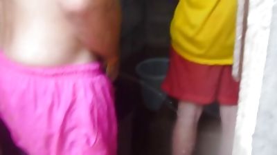 2 Goofy Lads on Holiday Engage in a Watersports Duel!, Fetish, Reality, Pissing