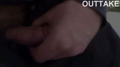 Outtakes - I Want Your Cum! - Trailside Suckoff - Cum on Boots - BTS, Amateur, Cumshot, Facial