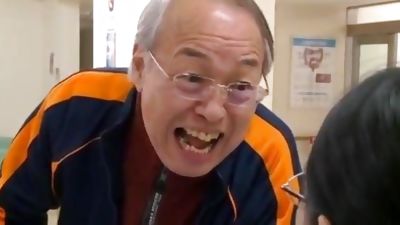 Japanese hot granpa with young girl, Anal, Masturbating, Old And Young, Young