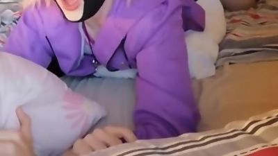 Femboy Astolfo buttslut taking whips and a big cock, Big Cock, Cumshot, Teen