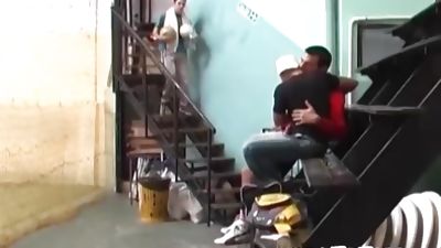 Young Euro voyeur fucks hard with jock teammates to cum, Anal, Blowjob, Cumshot, Voyeur