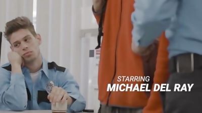 Airport Security Michael DelRay take Jack hunter for a private examination, Pornstar, Teen, Gay, Michael DelRay, Jack Hunter