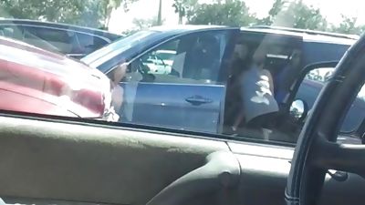 Once again in a parking lot, Masturbating, Gay, Small Cock