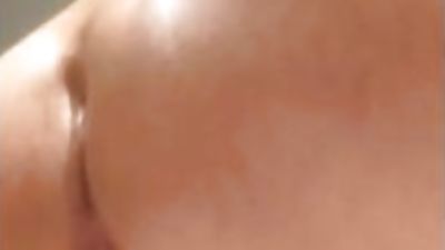 First Anal Squirting dildo with nice creampie, Masturbating, Solo, Teen