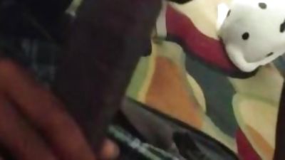 Kalan giving head pt. 2, Amateur, Black, Handjob