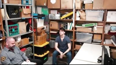 YoungPerps - Twink Caught Stealing Has To Suck Dick For It, Blowjob, Cumshot, Bareback