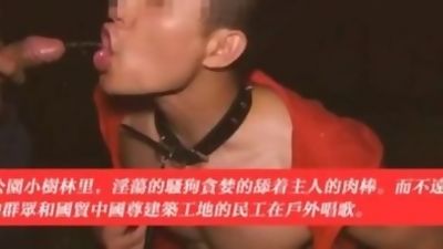 Chinese dog, Asian, Blowjob, Homemade