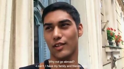 CZECH HUNTER 464 - Amateur st8 tourist talking into anal, Blowjob, Outdoor, Hunks, Czech Hunter