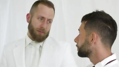 MissionaryBoyz - Bearded Priest Fucks A Rebellious Missionary Ass, Anal, Facial, Handjob, Missionary