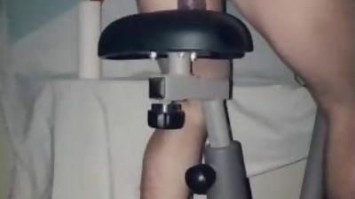 Teen big Bubble butt ass booty riding a dildo and workout, Anal, Latina, Gay