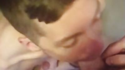 Deeeeep throat., Big Cock, Brunette, Deepthroat