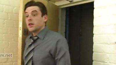 tommylads forced to cum in a job interview, Anal, Blowjob, Casting