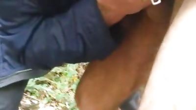 Cruising...drift dick in forest, Anal, Big Cock, Handjob