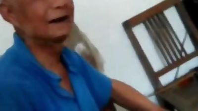 Chinese Grandpa Part 1, Group Sex, Gay, Daddies, Petite, Small Cock