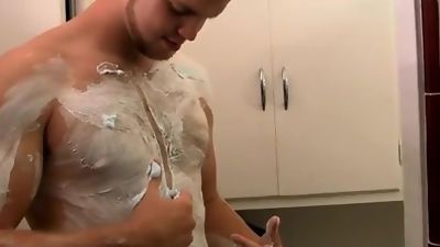 Gay Jock Billy Club masturbation and anal play before cum, Anal, Brunette, Gay, Zack Randall