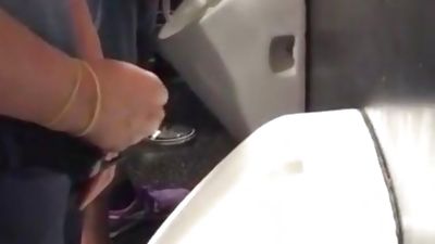 PUBLIC TOILET JERK CRUISING CUM, Gay, Twinks, Jerking, Toilet