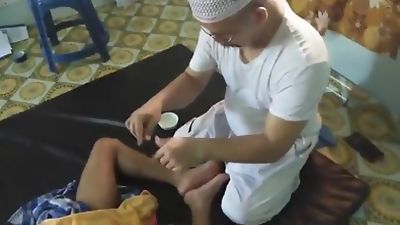 Traditional Indonesian Penis Massage, Amateur, Asian, Handjob