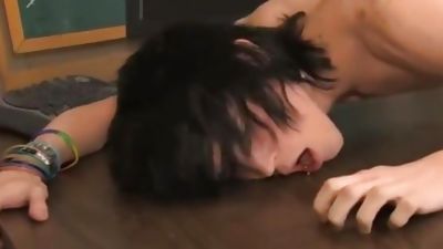 Hot Teacher Fucks Emo Twink Student, Blowjob, Group Sex, Old And Young, Gay, Student