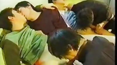 Asian gay orgy sucking uncensored, Asian, Big Cock, Group Sex