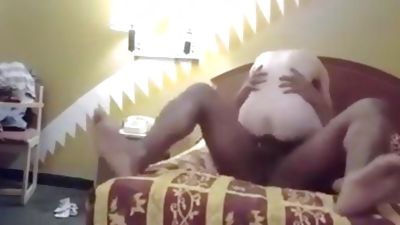 beefy black daddy and white twink, Anal, Big Cock, Blowjob, Gay
