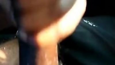 Summer Worker-Public Stroker, Black, Handjob, Masturbating