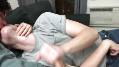 Pleasuring My Hung Boyfriend and Swallowing His Load, Amateur, Blowjob, College