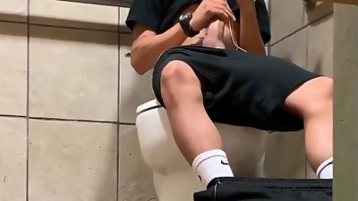 Straight Guy on Spy Cam, Amateur, Handjob, Masturbating