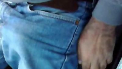 Uncut Italian daddy in the car, Old And Young, Outdoor, Daddies