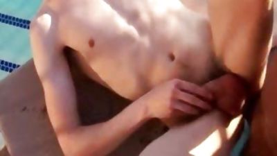 Outdoor plowing homo allies When They Come Out Of The Pool, Anal, Brunette, Outdoor, Gay