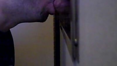 Mouthful of cum at the gloryhole, Blowjob, Facial, Gloryhole