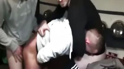 Three gigantic ramrods - One Destroyed anal., Anal, Ass, Big Cock