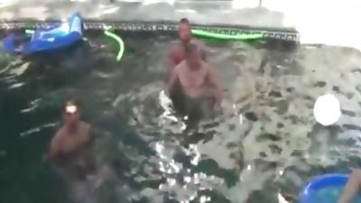 Mm Pool Party Ganbang, Anal, Party, Bareback, Pool