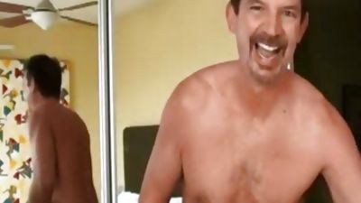 Trying On recent Lycra Gear For My Lycra Loving Buddy Joel!, Hunks, Beach, Spandex