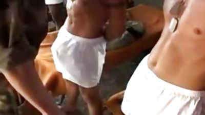 cheerful Veterans Day 2014, Big Cock, Outdoor, Uniform